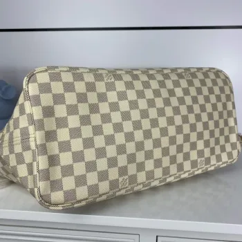 Louis Vuitton LV N41360 Neverfull GM Damier Azur Beige