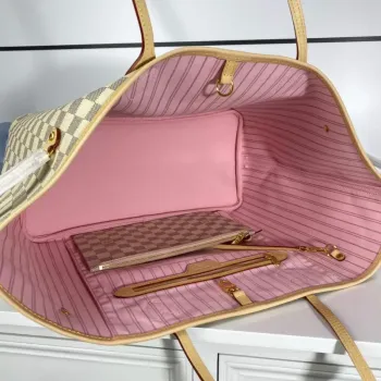 Louis Vuitton LV N41604 Neverfull GM Damier Azur coated canvas