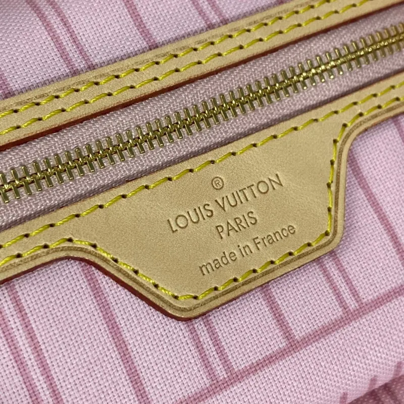 Louis Vuitton LV N41604 Neverfull GM Damier Azur coated canvas