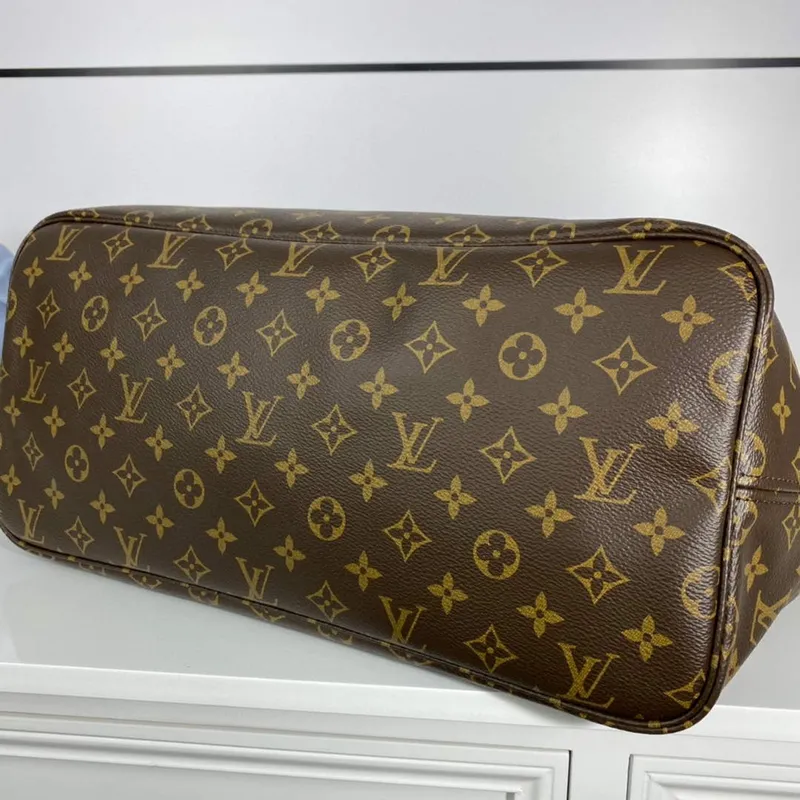 Louis Vuitton LV M40992 Neverfull GM Monogram Canvas Yellow