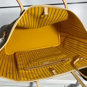 Louis Vuitton LV M40992 Neverfull GM Monogram Canvas Yellow