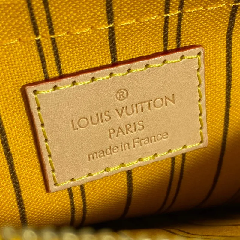 Louis Vuitton LV M40992 Neverfull GM Monogram Canvas Yellow