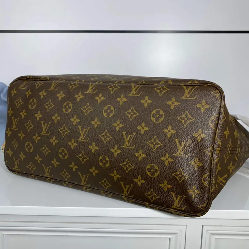 Louis Vuitton LV M41180 Neverfull GM Bag Monogram Canvas Pivoine Pink