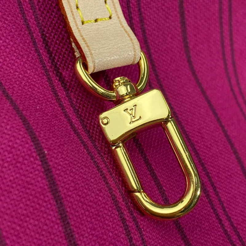 Louis Vuitton LV M41180 Neverfull GM Bag Monogram Canvas Pivoine Pink