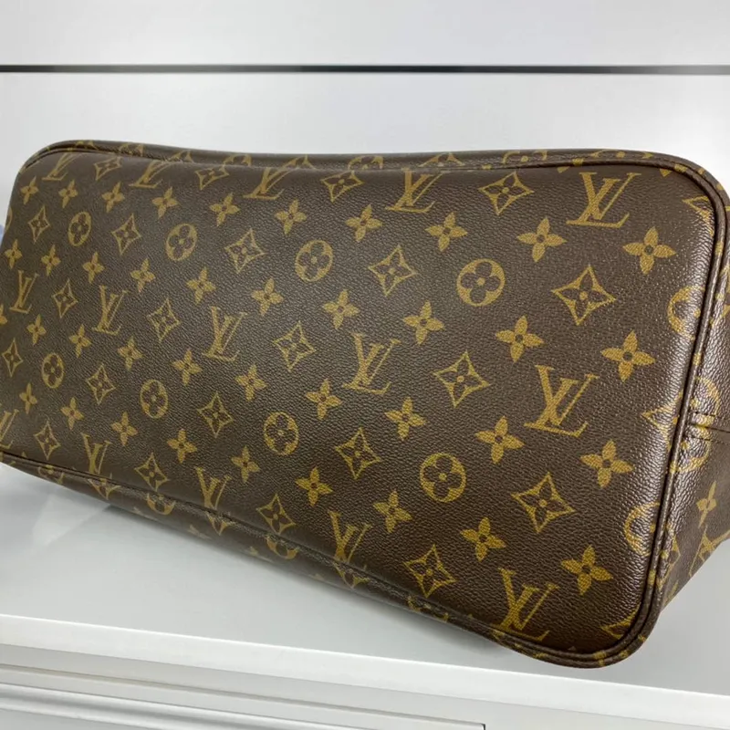 Louis Vuitton LV M40990 Neverfull GM Bag Beige