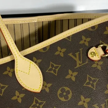 Louis Vuitton LV M40990 Neverfull GM Bag Beige