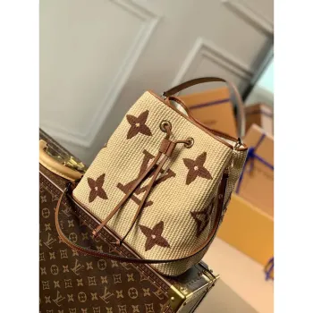 LV M57704 Louis Vuitton NéONOé MM Bag Apricot