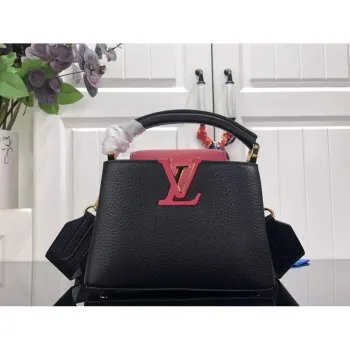LV M59882 Louis Vuitton Capucines Mini BB Handbag Black