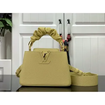 LV M58586 Louis Vuitton Capucines Mini BB Handbag Yellow