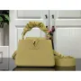 LV M58586 Louis Vuitton Capucines Mini BB Handbag Yellow