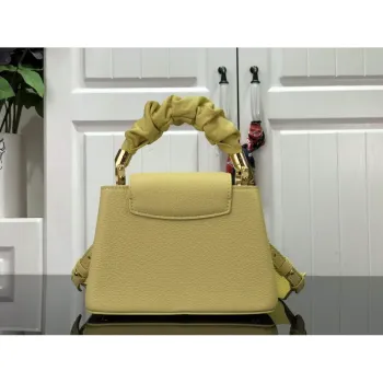 LV M58586 Louis Vuitton Capucines Mini BB Handbag Yellow