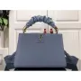 LV M58732 Louis Vuitton Capucines BB Handbag Blue