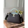 LV M57523 Louis Vuitton Capucines BB Handbag Black and Blue