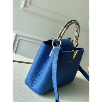 LV N98388 Louis Vuitton Capucines BB Handbag Blue