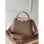 LV M57539 Louis Vuitton Capucines BB Handbag Grey and Pink