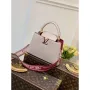 LV M58611 Louis Vuitton Capucines BB Handbag Beige and Wine red