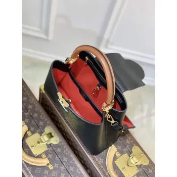 LV M59021 Louis Vuitton Capucines BB Handbag Black