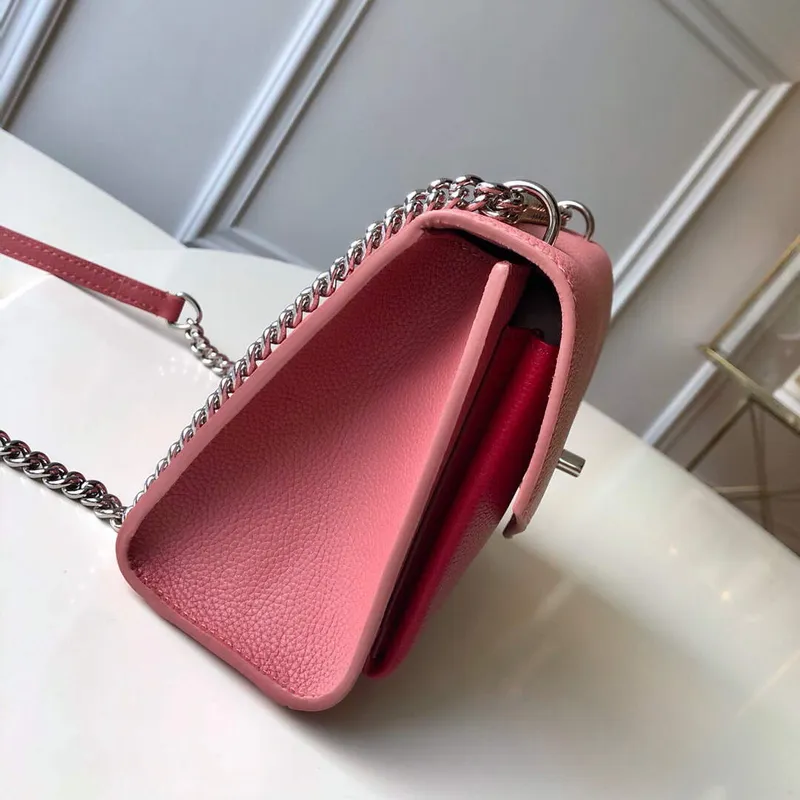 LV M56137 Louis Vuitton Mylockme Chain Bag Pink