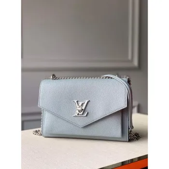 LV M56137 Louis Vuitton Mylockme Chain Bag Light Blue