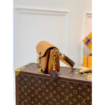 LV M20396 Louis Vuitton Swing Handbag Hazelnut Brown
