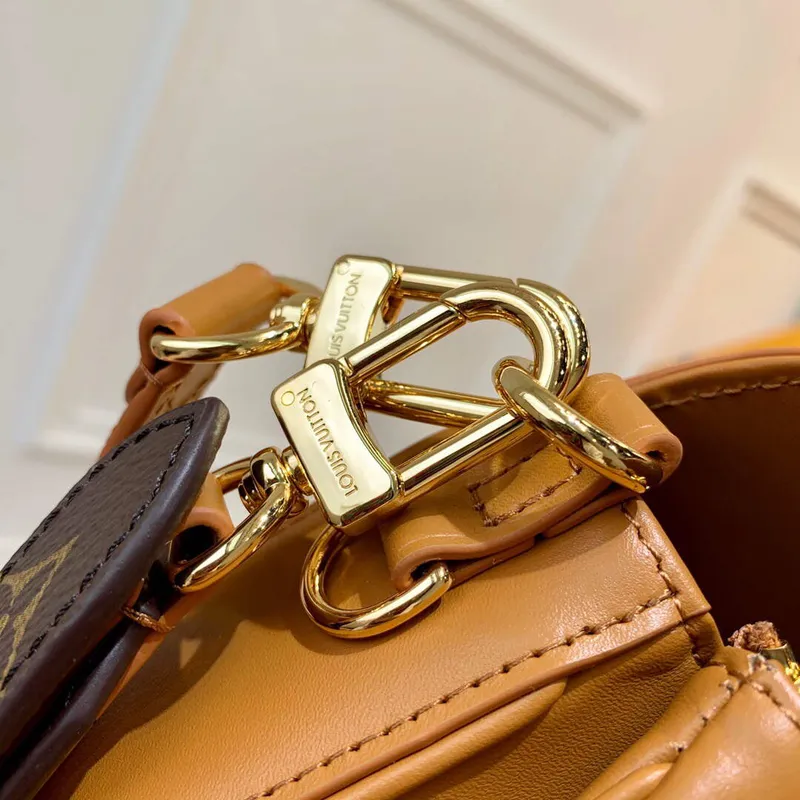 LV M20396 Louis Vuitton Swing Handbag Hazelnut Brown