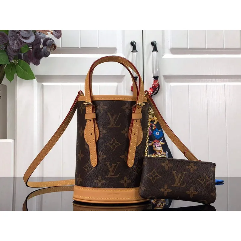 LV M81489 Louis Vuitton Nano Bucket Bag Yellow