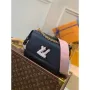 LV M57667 Louis Vuitton Twist MM Epi Handbag M57666 M57669 Black