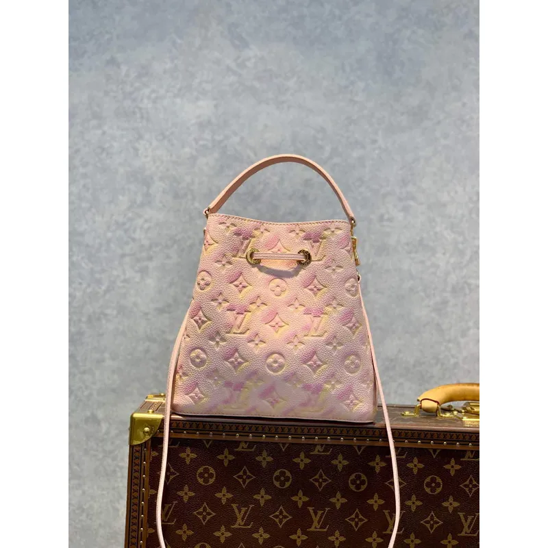 LV M53609 Louis Vuitton NéONOé BB Bucket Bag Pink