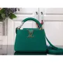 LV M56071 Louis Vuitton Capucines Mini Handbag Green