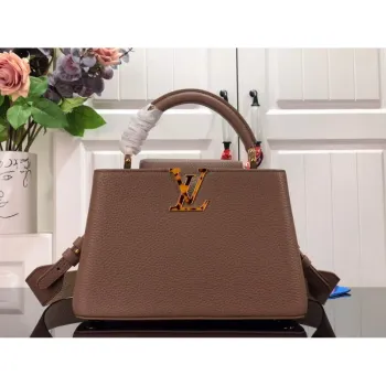 LV M59066 Louis Vuitton Capucines BB Handbag Light Brown