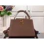 LV M59066 Louis Vuitton Capucines BB Handbag Light Brown