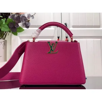 LV M59066 Louis Vuitton Capucines BB Handbag Deep Rose