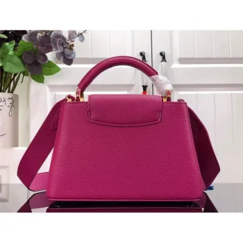 LV M59066 Louis Vuitton Capucines BB Handbag Deep Rose