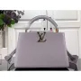 LV M59066 Louis Vuitton Capucines BB Handbag Taro Purple
