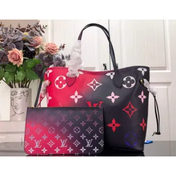 LV M20511 Louis Vuitton Neverfull MM Tote Bag