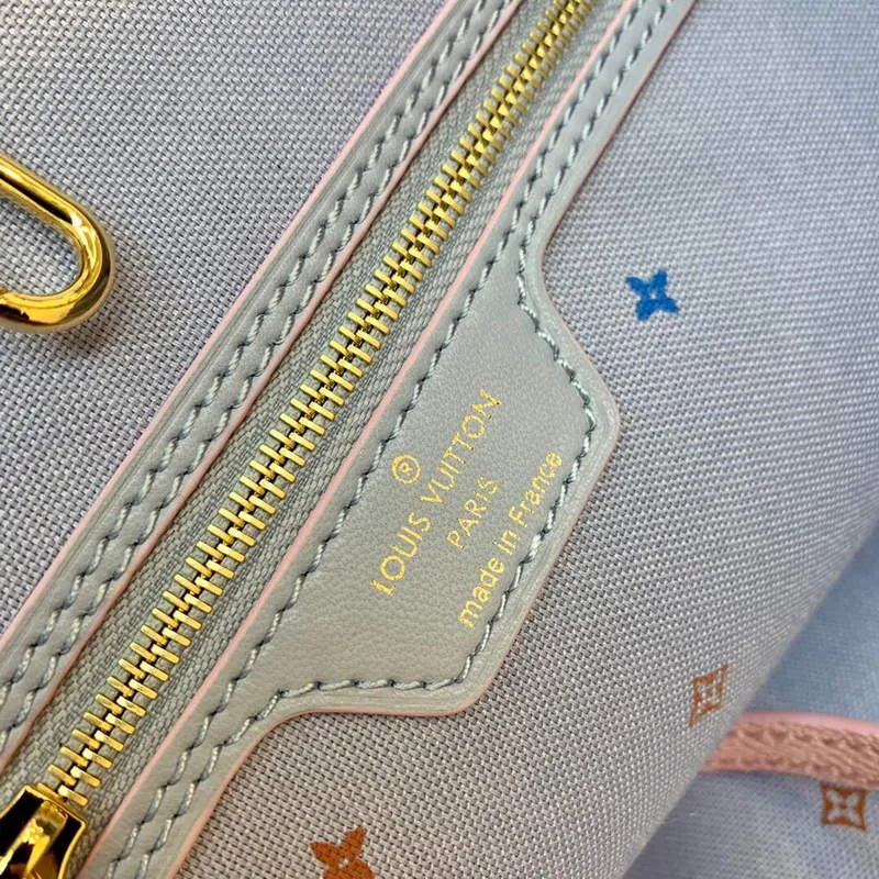 LV M46077 Louis Vuitton Neverfull MM Tote Bag