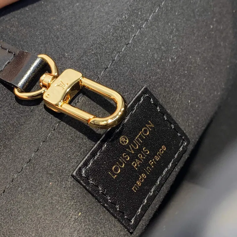 LV M59961 Louis Vuitton Petit Bucket Bag Black