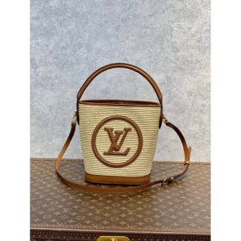 LV M59962 Louis Vuitton Petit Bucket Bag Caramel Brown
