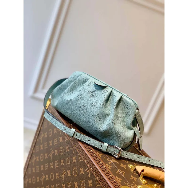 LV M80094 Louis Vuitton Scala Mini Pouch Bag M80092 Blue