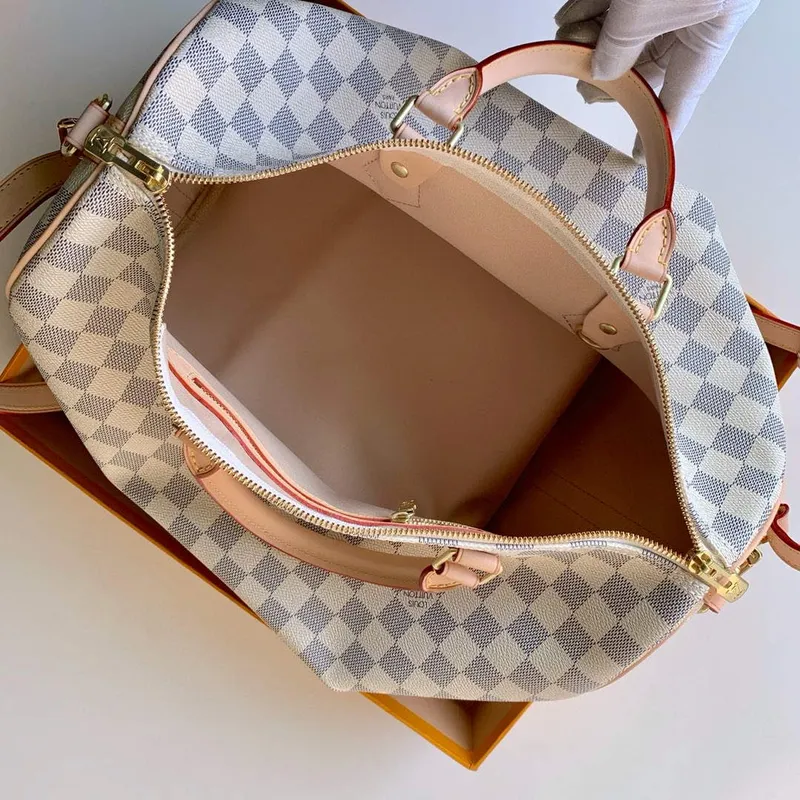 LV N41372 Louis Vuitton Speedy 35 Damier Azur N41363