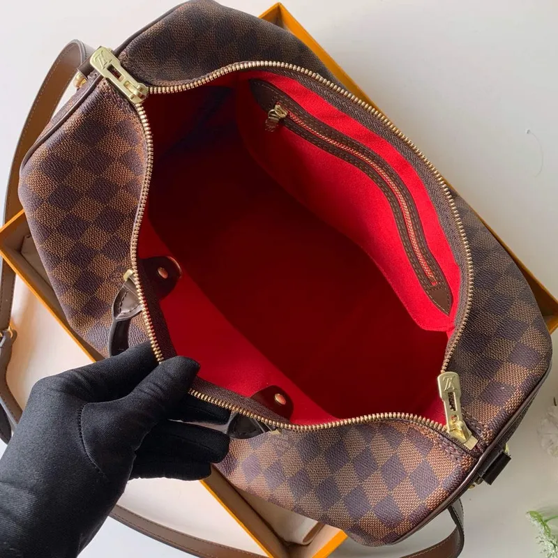 LV N41366 Louis Vuitton Speedy 35 Damier Ebene M41111
