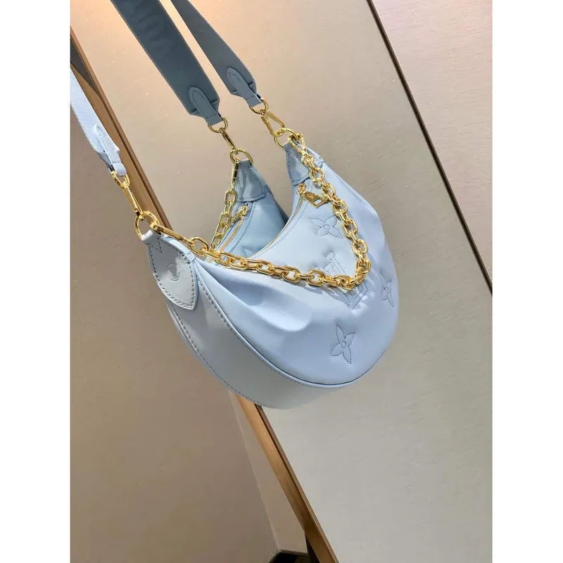 LV M59825 Louis Vuitton Over The Moon Bag Glacier Blue