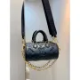 LV M59800 Louis Vuitton Papillon BB Handbag Black