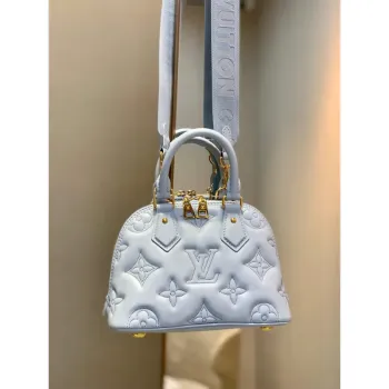 LV M59822 Louis Vuitton Alma BB Handbag Glacier Blue