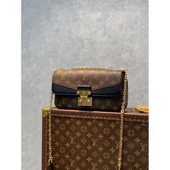 LV M46126 Louis Vuitton Marceau Monogram Handbag Black