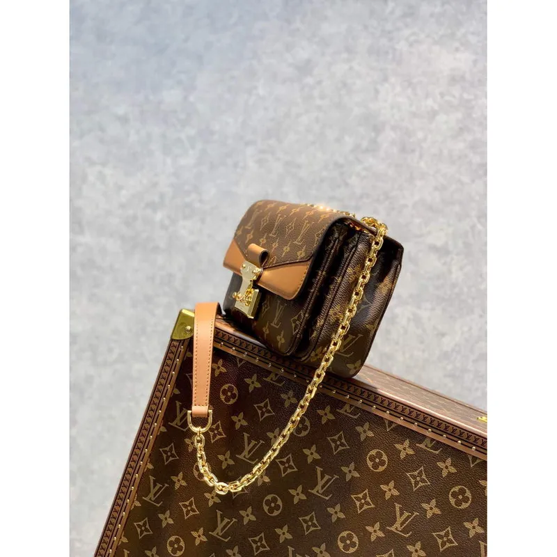 LV M46127 Louis Vuitton Marceau Monogram Caramel Brown