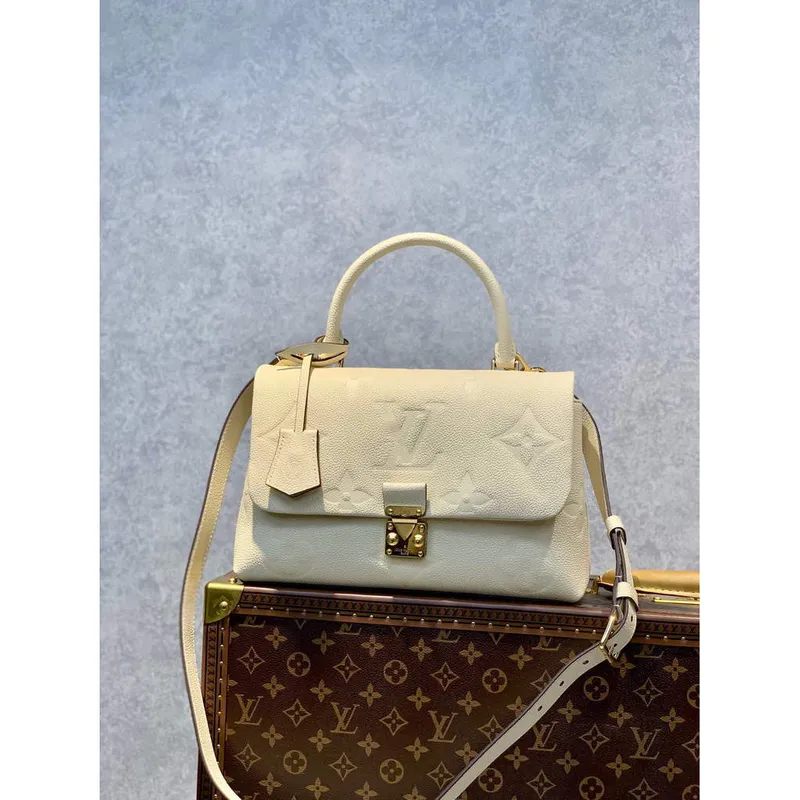 LV M46041 Louis Vuitton Madeleine MM Handbag Crème Beige
