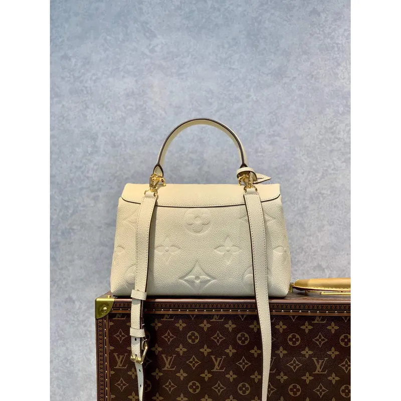 LV M46041 Louis Vuitton Madeleine MM Handbag Crème Beige