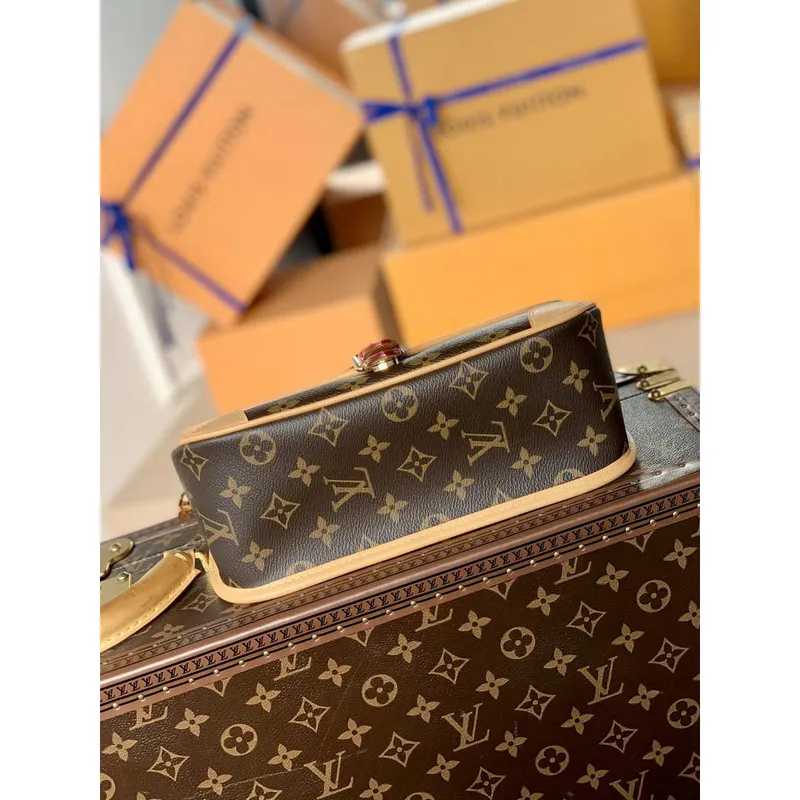 LV M46049 Louis Vuitton Diane Monogram M45985 Bag Black