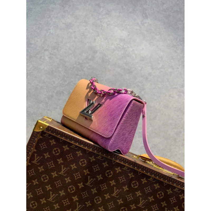 LV M59894 Louis Vuitton Twist MM Epi Grained Cowhide Leather